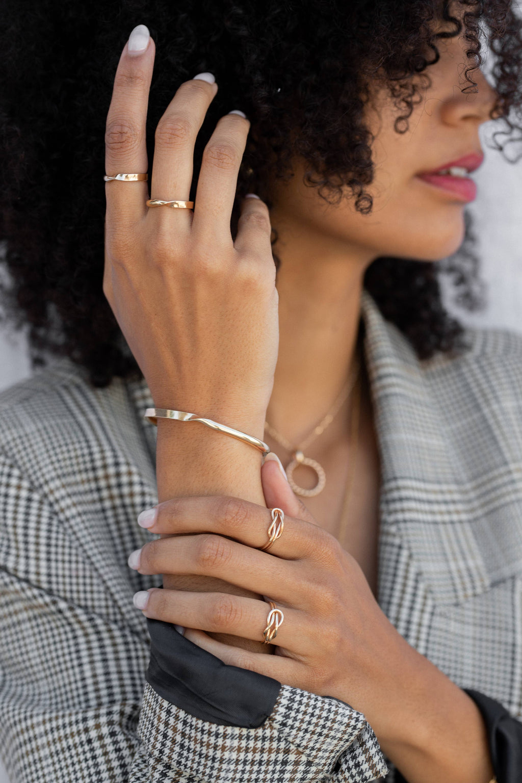 Paradigm Design - Reverse Cuff: Gold Filled / O/S