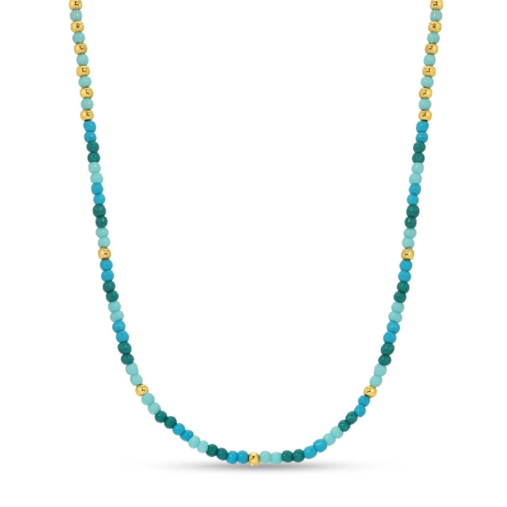 Splendid Iris - Sale - Delicate Seed Bead Necklaces - Assorted: Taupe/Peach/Grey