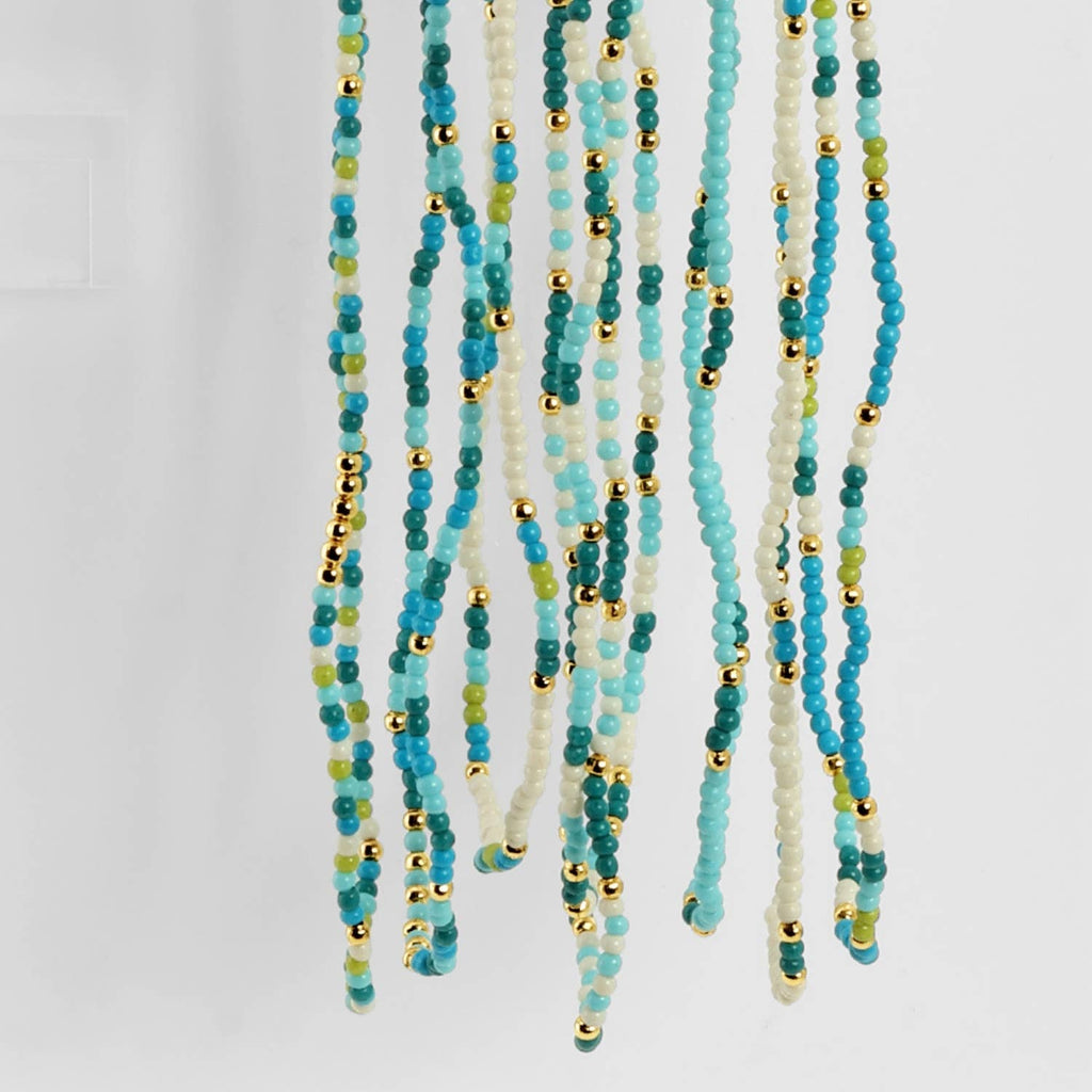 Splendid Iris - Sale - Delicate Seed Bead Necklaces - Assorted: Taupe/Peach/Grey