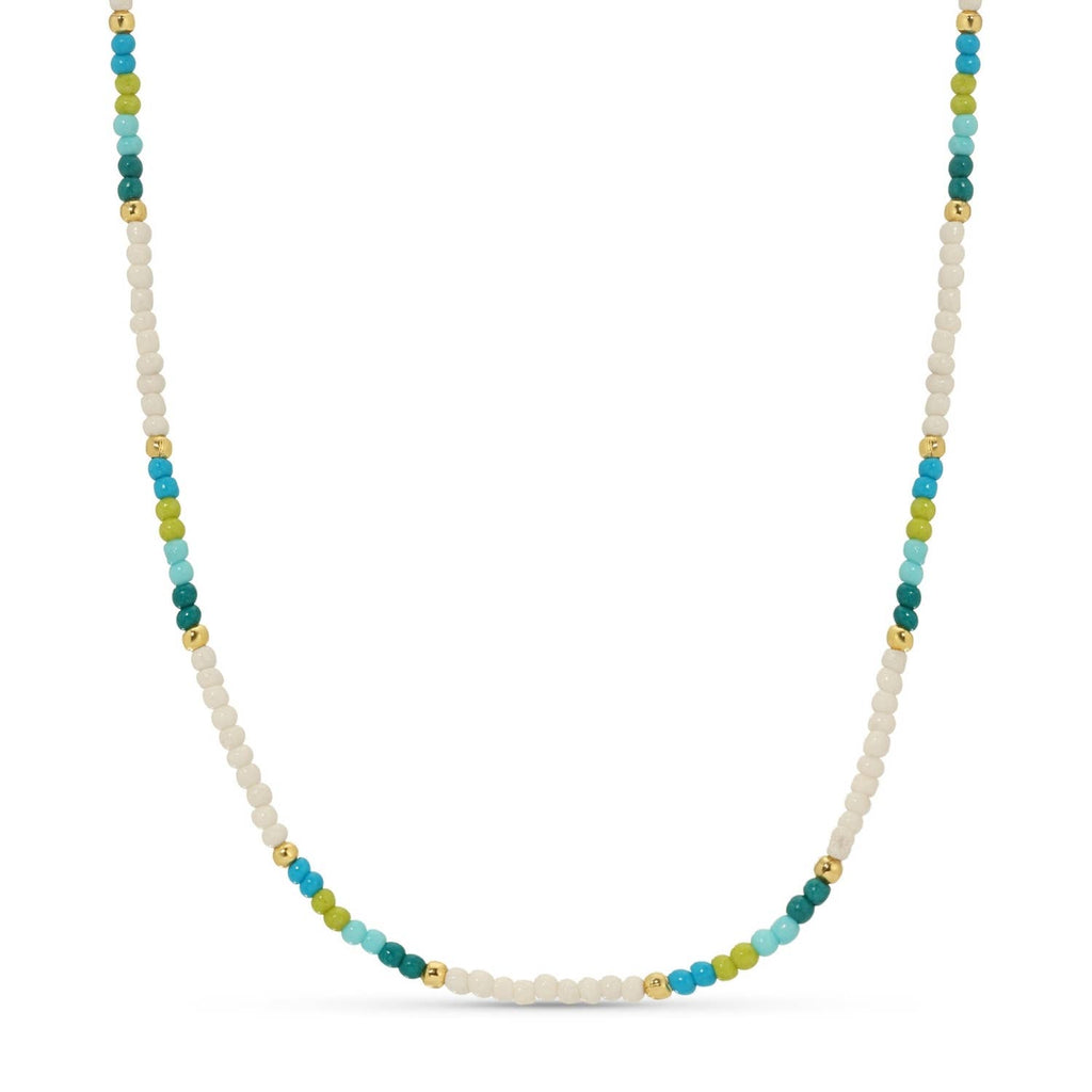 Splendid Iris - Sale - Delicate Seed Bead Necklaces - Assorted: Black/Grey/White