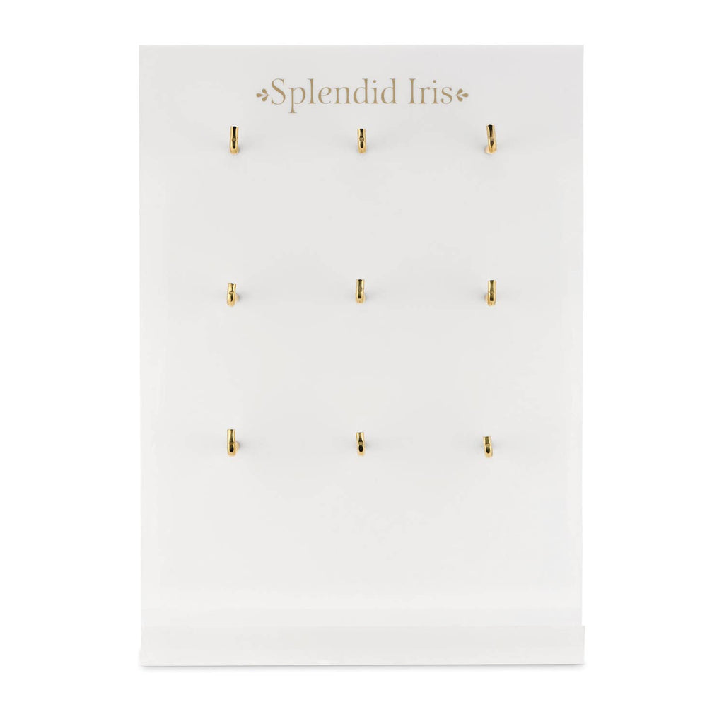 Splendid Iris - Branded 9 Hook Display