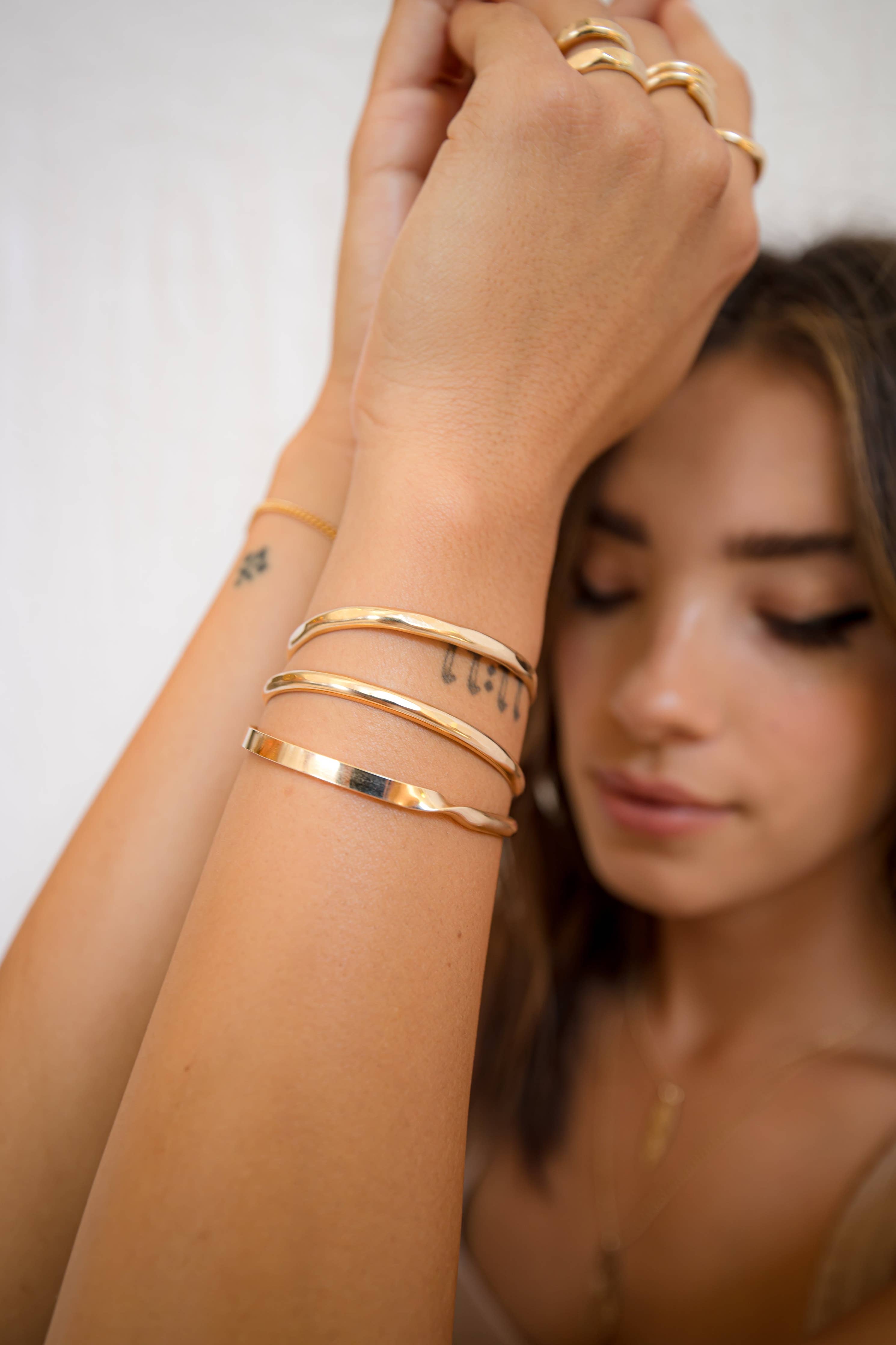 Paradigm Design - Reverse Cuff: Gold Filled / O/S